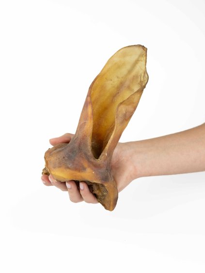 Extra velké sušené hovězí ucho pro psa ke žvýkání