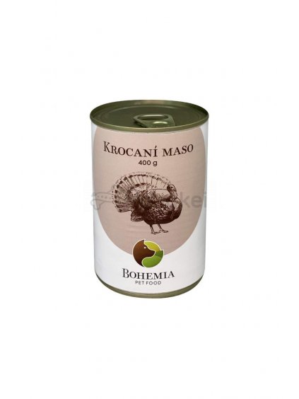 Konzerva pro psa s krocanem