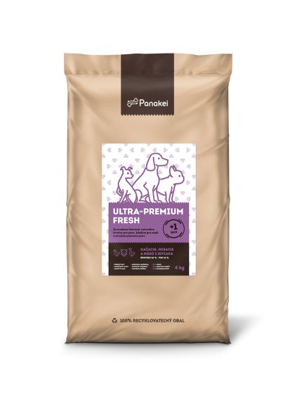 za studena lisovane krmivo pro psy panakei 4kg