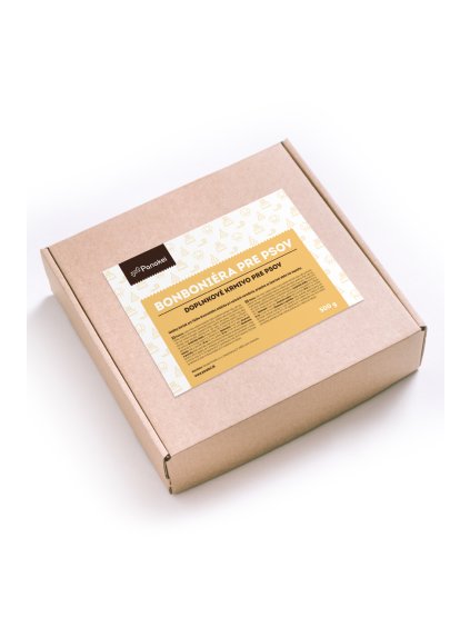 Bonboniéra pro psy – dárkové balení přírodních pamlsků