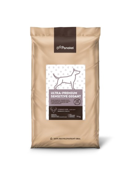 Balení granulí Panakei Jelen lesní Sensitive grain free pro velká a obří plemena psů