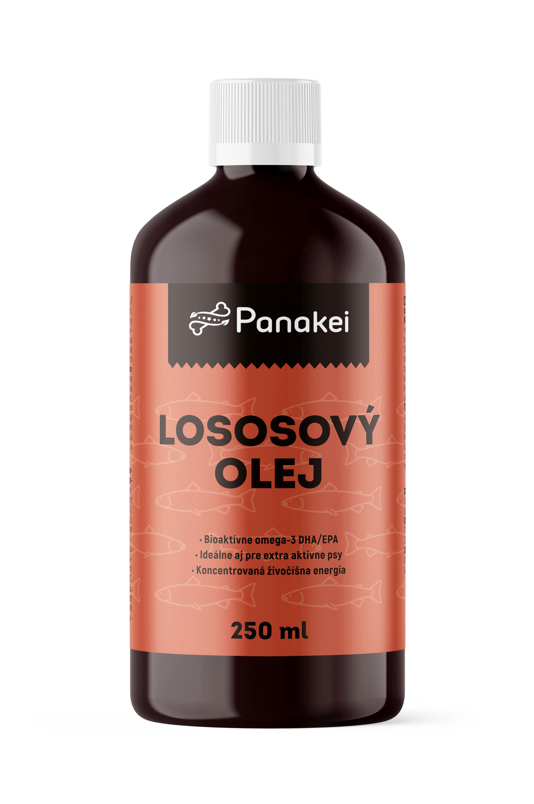 100% lososový olej pro psy - lisovaný za studena ✅ | Panakei.cz Balení: 250 ml