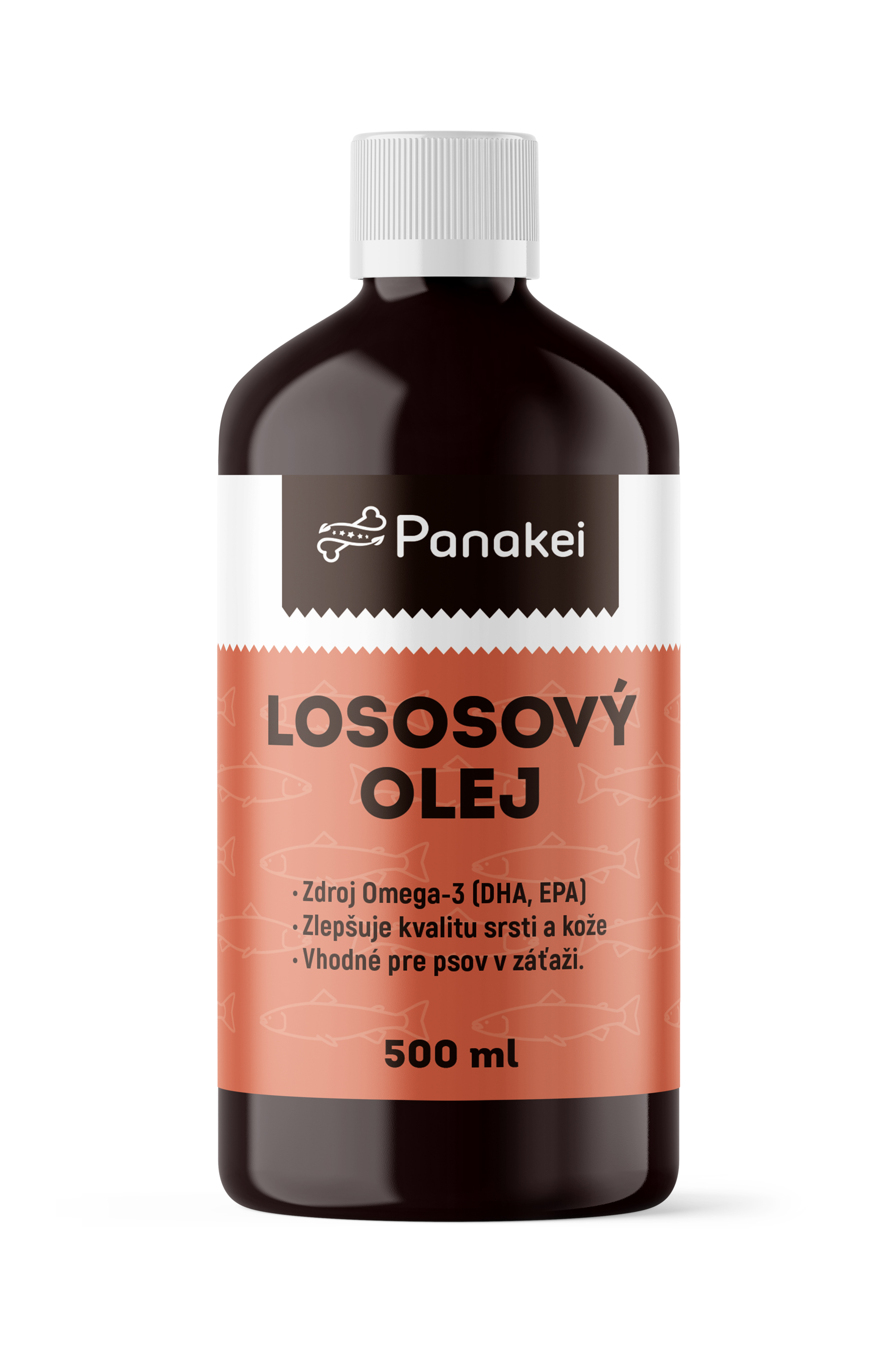 100% lososový olej pro psy - lisovaný za studena ✅ | Panakei.cz