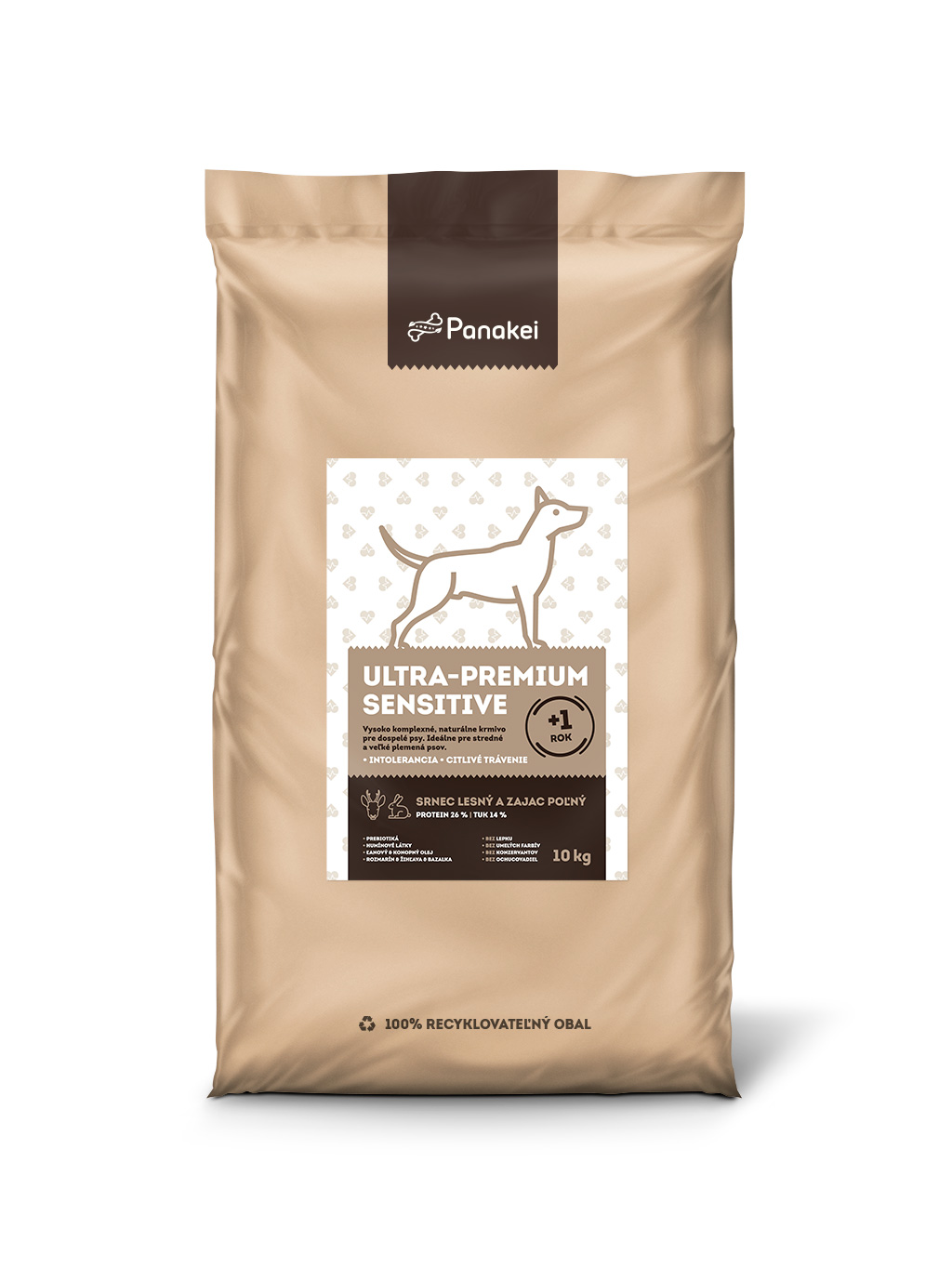 Hypoalergenní granule pro psy - Srnec ✅ 10kg | Panakei.cz