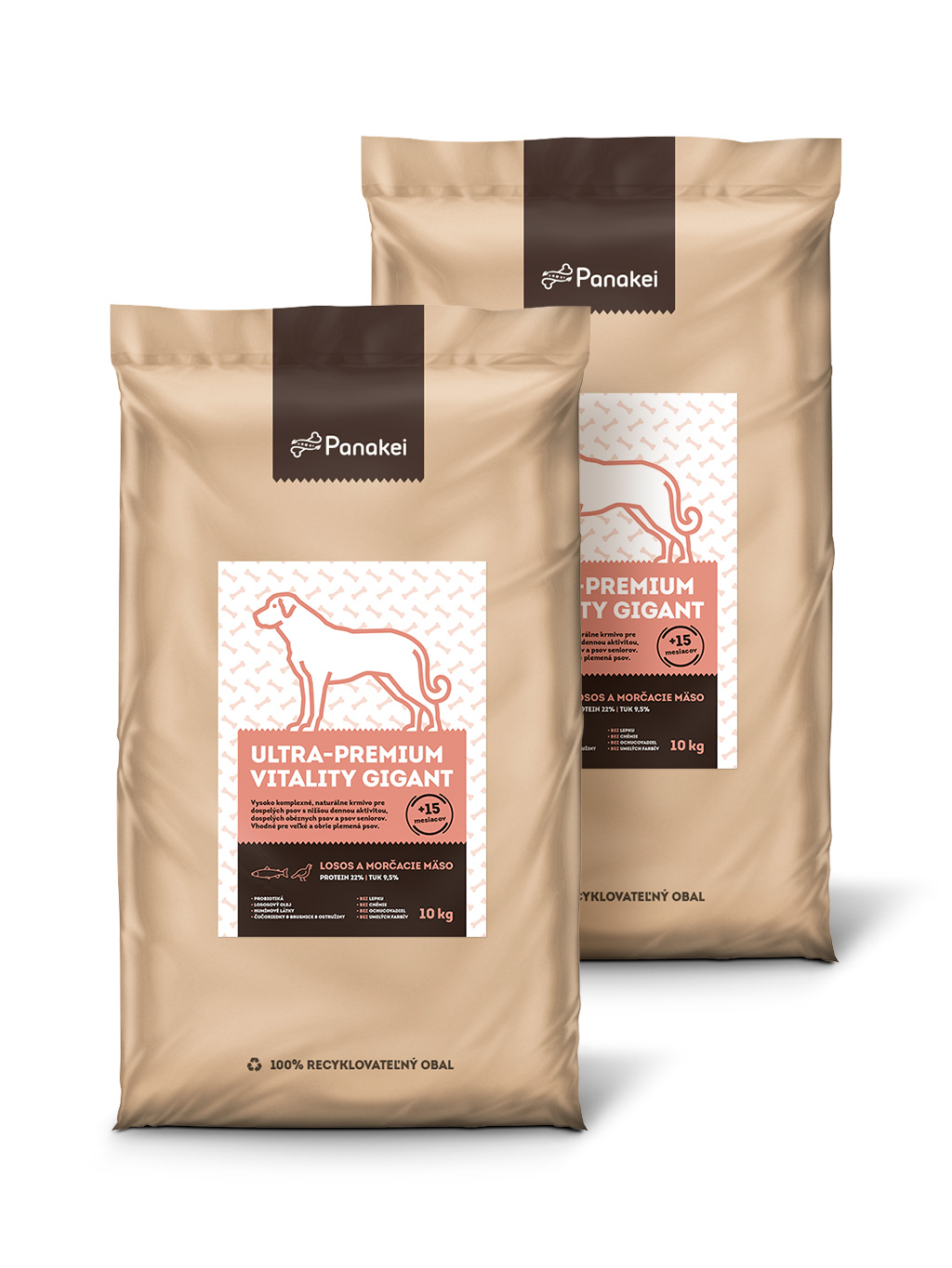 Granule pro psy LIGHT/SENIOR ✅ (Losos) 20kg | Panakei.cz