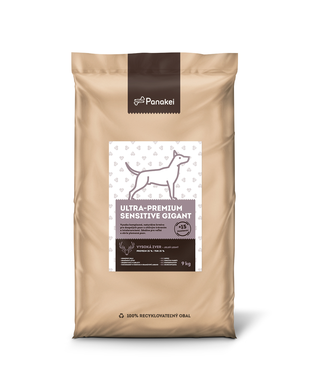 Granule pro psy - Jelen ✅ (SENSITIVE) 9kg | Panakei.cz