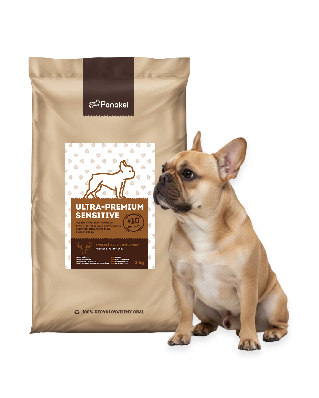 Hypoalergenní (SENSITIVE) granule pro psy - Jelen ✅ 3kg