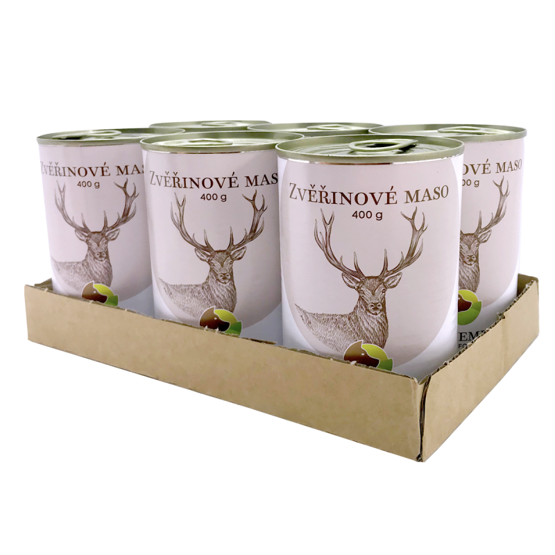 Bohemia Pet Food Zvěřinové maso ve vlsatní šťávě 400 g