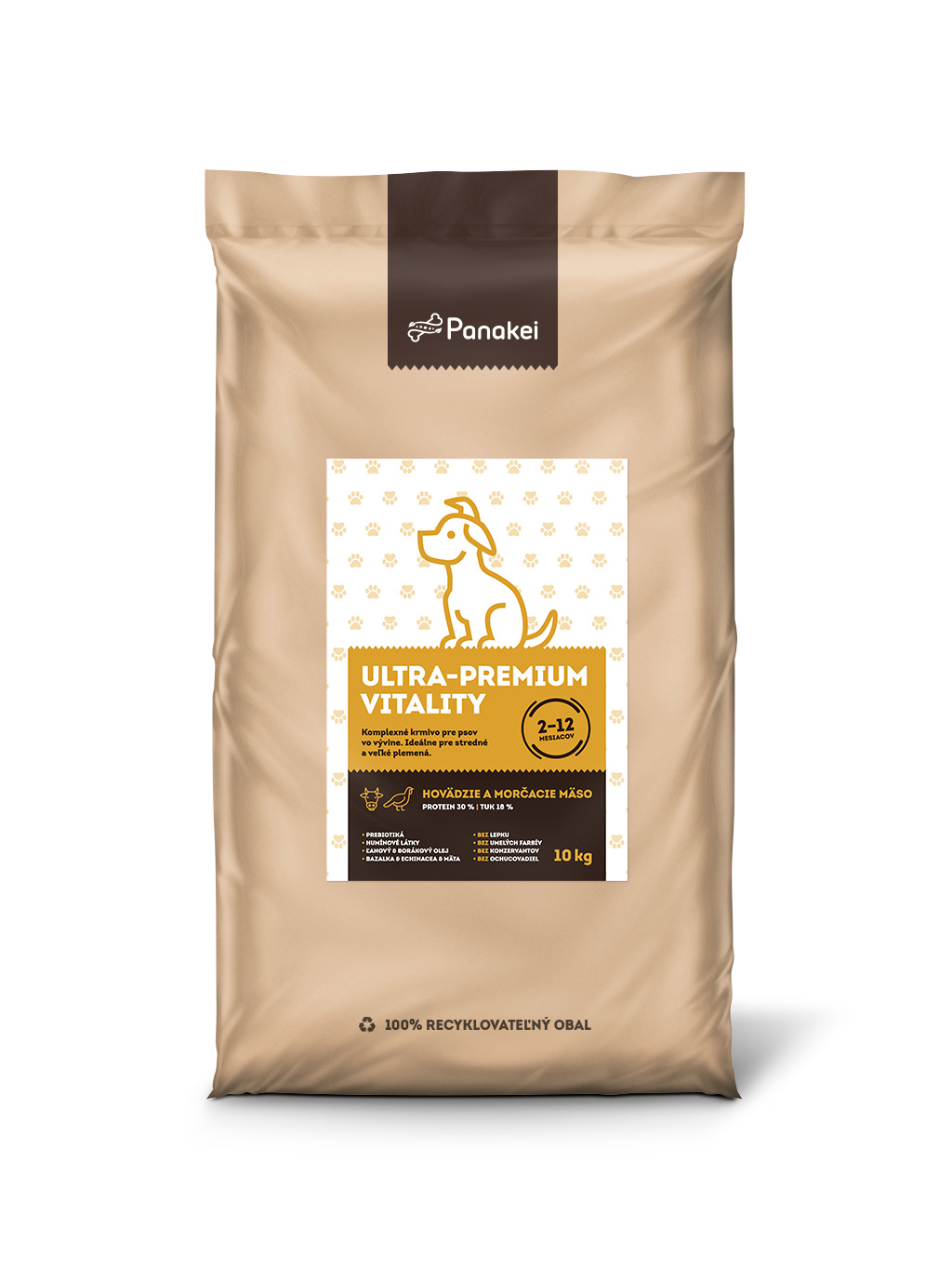 Granule pro štěňata - Hovězí+Krůta ✅ 10kg | Panakei.cz