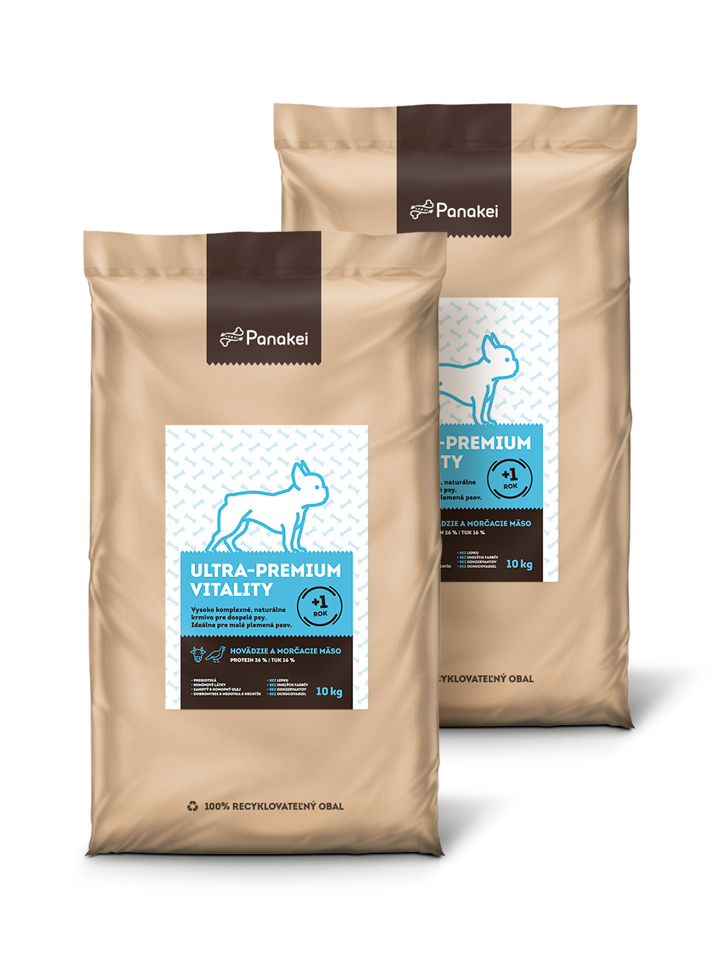 Granule pro malá plemena psů - Hovězí ✅ 20kg | Panakei.cz