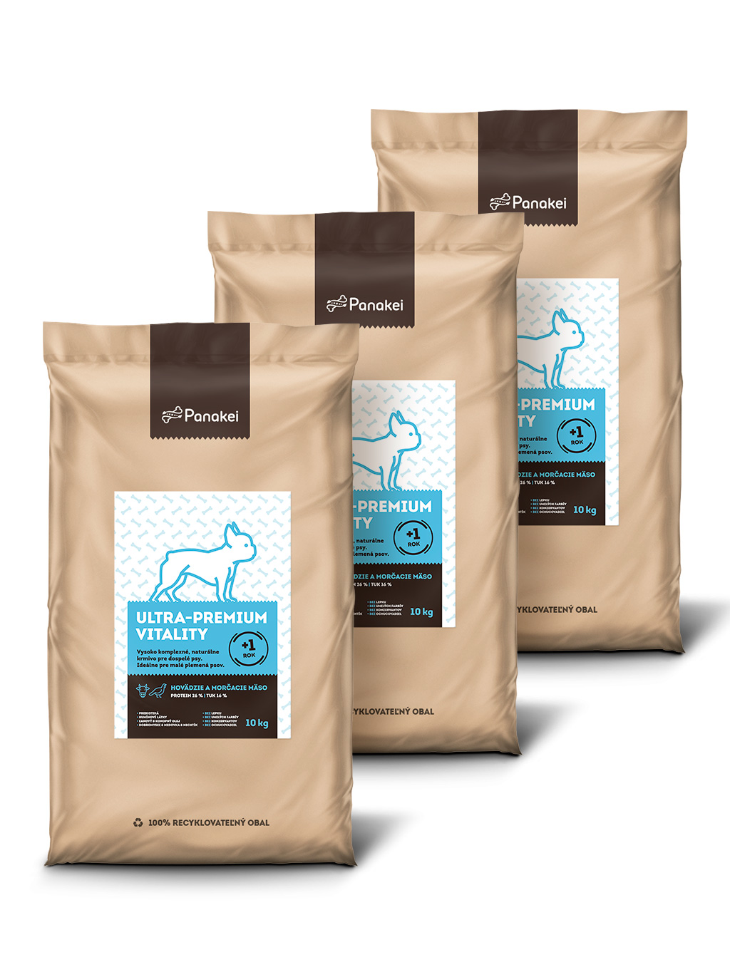 Granule pro malá plemena psů - Hovězí ✅ 30kg | Panakei.cz