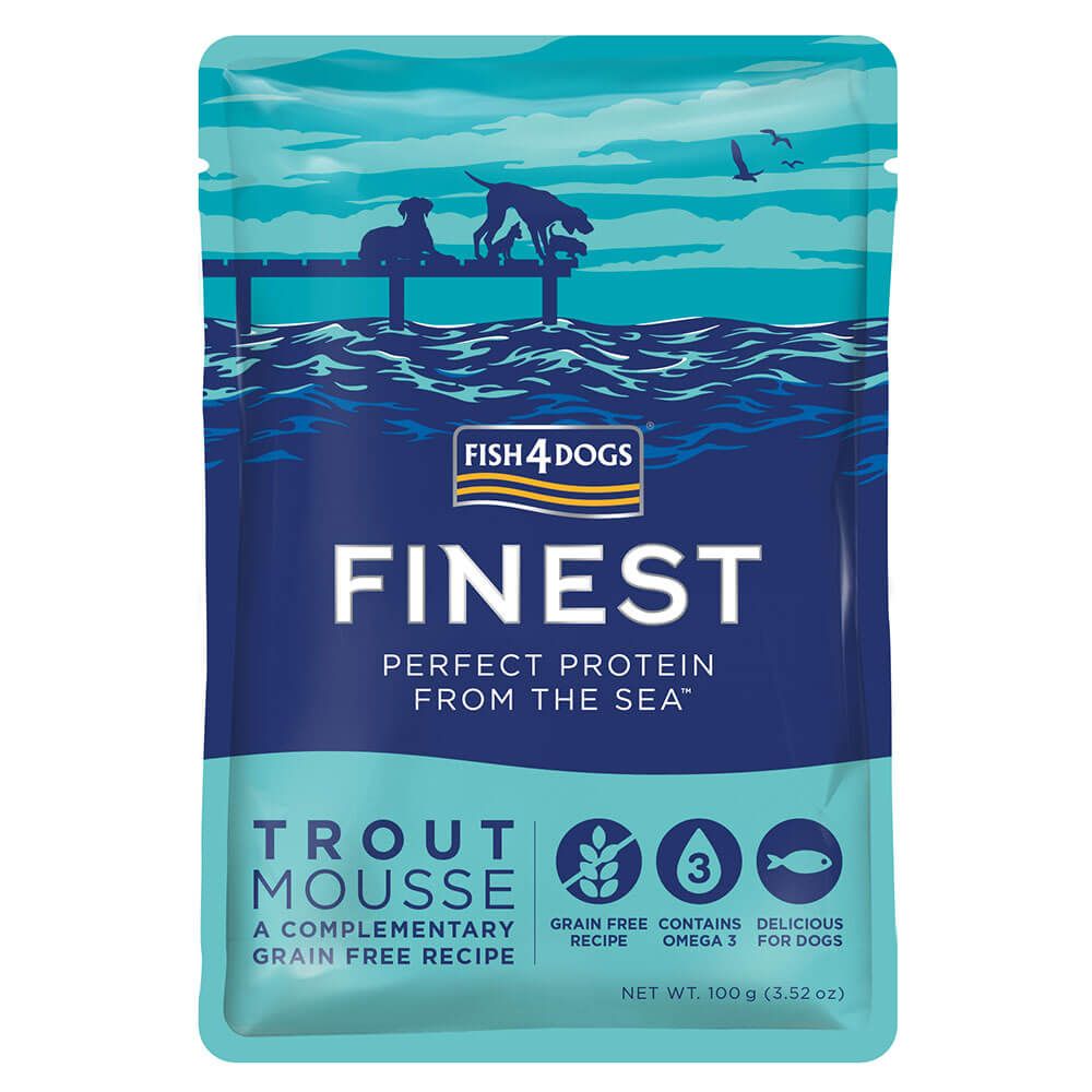 Fish4Dogs Kapsička pro psy - Pstruh 100g