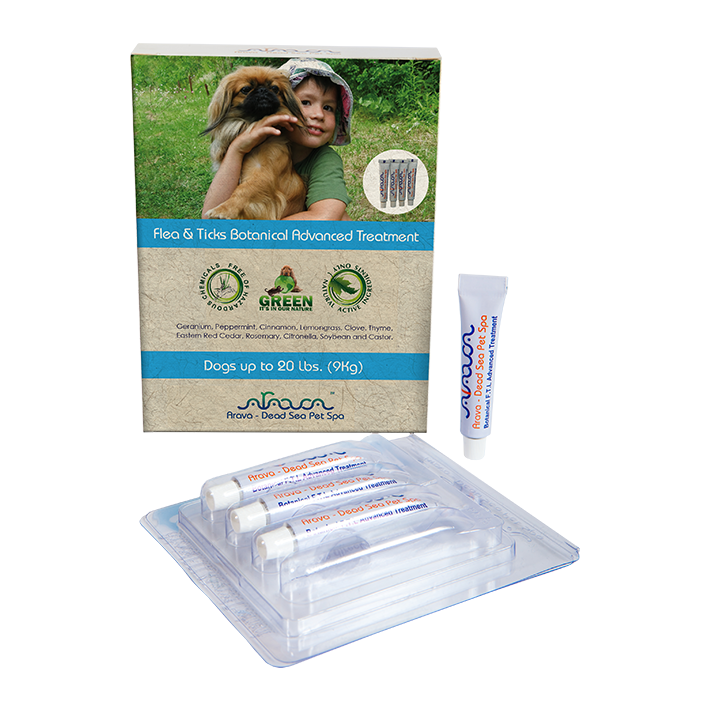 Arava Bylinné antiparazitní pipety pro psy 0-9 kg 4 x 4 ml Balenie: 4 x 4ml
