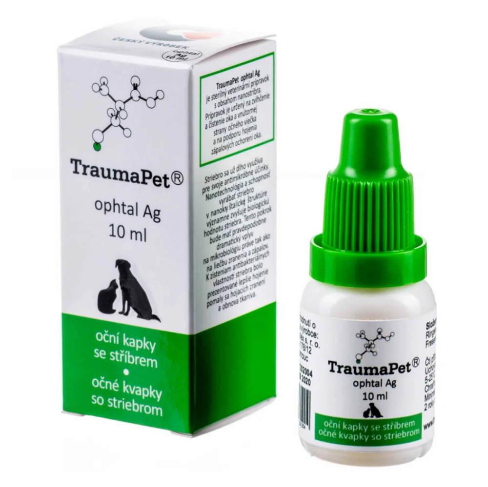 TraumaPet® Ag Antibakteriální oční kapky pro psy
