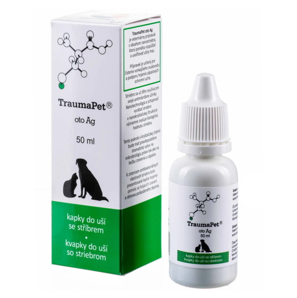 TraumaPet® Ag Antibakteriální ušní kapky pro psy