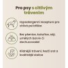 Infografika Panakei - krmivo pro psy s citlivým trávením a potravinovými alergiemi, jemná šetrná receptura.