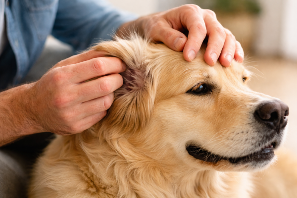 Ako čistiť psovi uši?