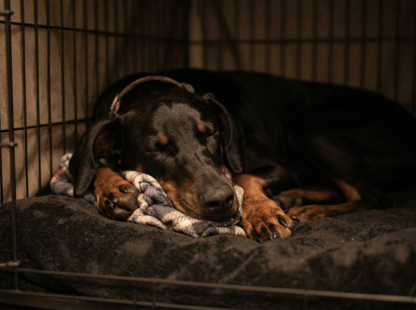 Ako naučiť psa na klietku