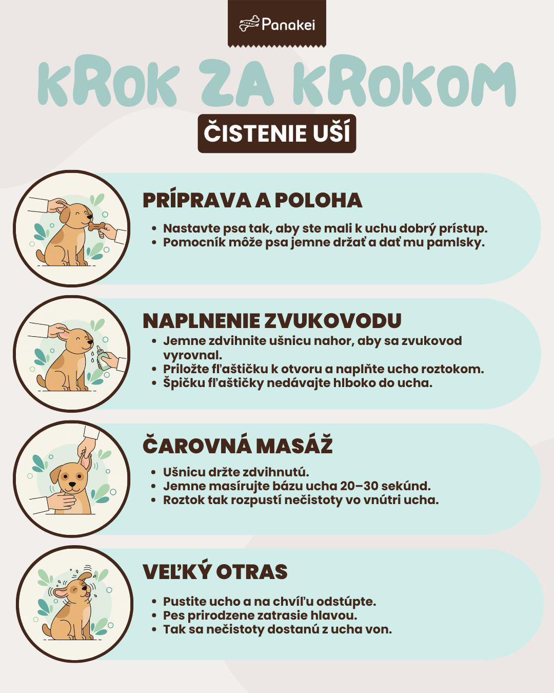 Ako vyčistiť psovi uši?