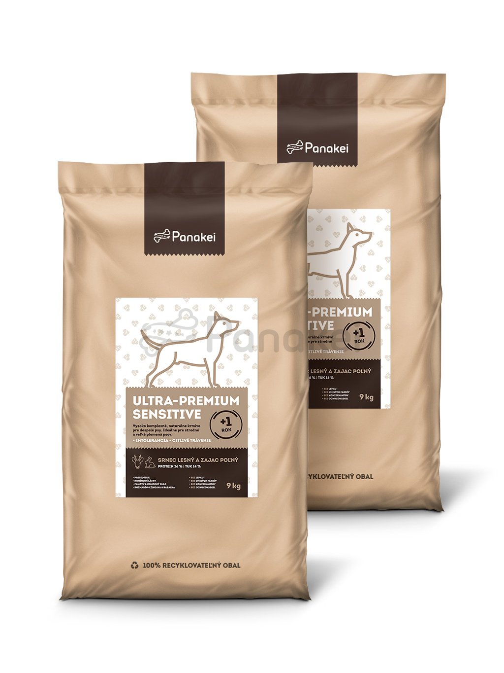 sensitive krmivo pre psov panakei granule 18kg