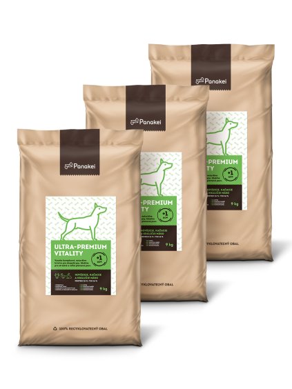 Granule pre dospelých psov strednej veľkosti s vyššou aktivitou - Hovädzie + Kačka + Králík