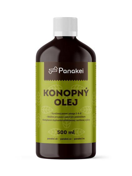 P Olej pro psy Konopny olej 500 ml packshot web