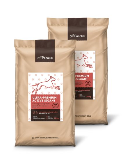 krmivo pre psov hovadzie a kacka active panakei 20kg