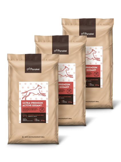 hovadzie a kacka obrie plemena granule psie 30kg panakei