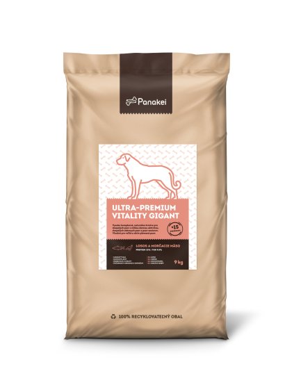 Granule pre starších psov, pre veľké a obrie plemená Losos + Morčacie 9kg