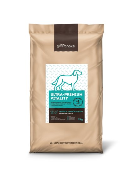 Balíček granúl pre dospelých psov Panakei Hovädzie + Morčacie 9 kg