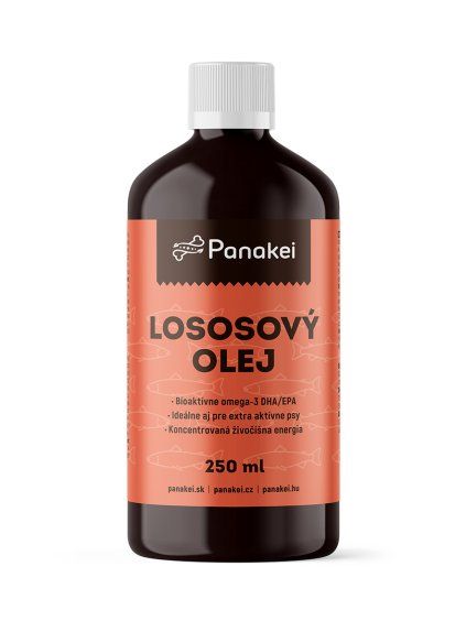 P Olej pro psy Losos olej 250 ml packshot web