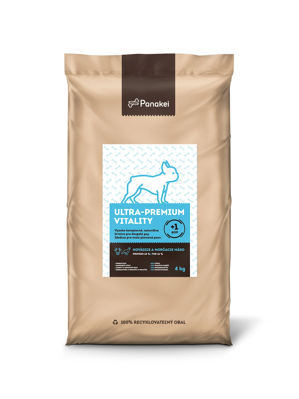 Granule pre malé plemená psov - Hovädzie+Morčacie ✅ 4kg