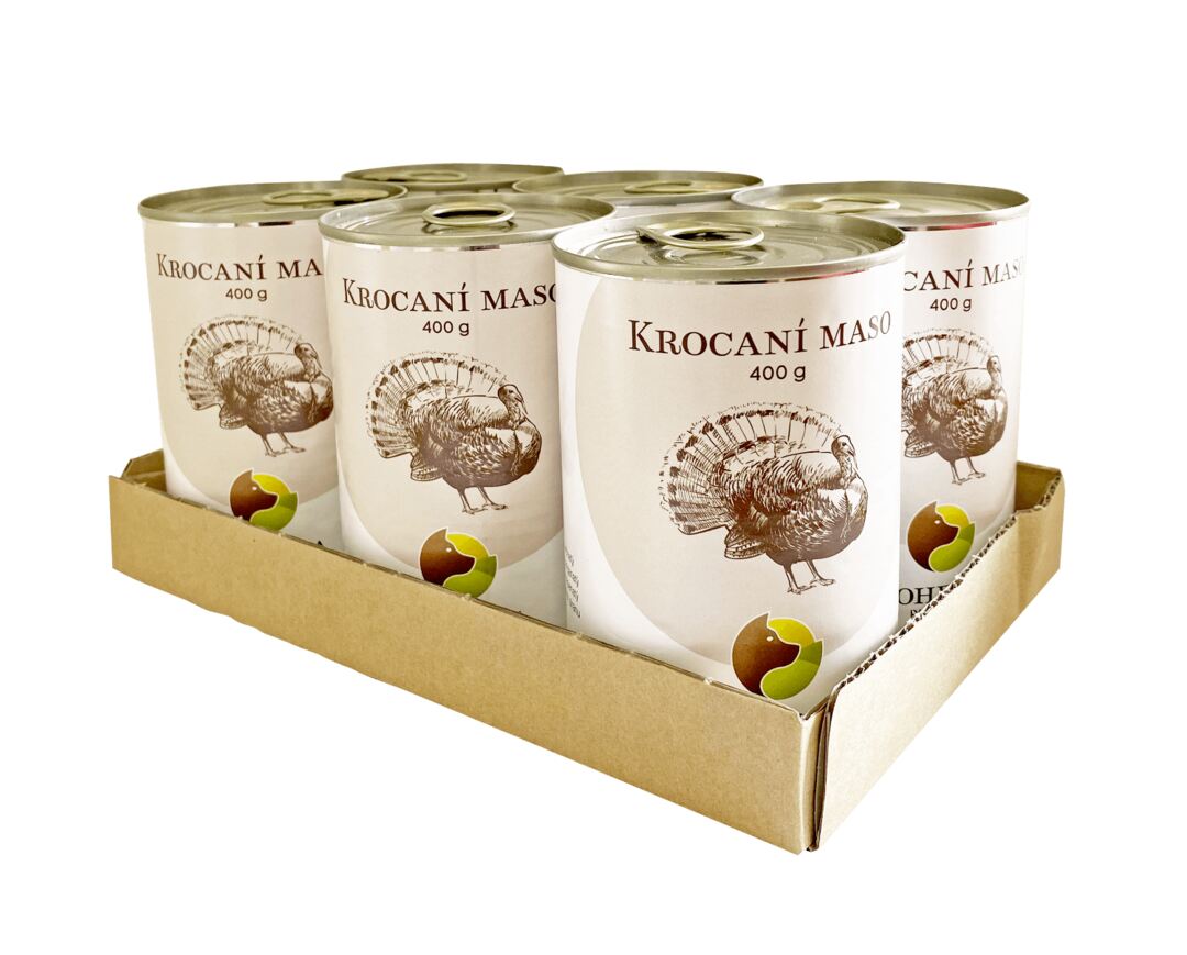 Konzervy pre psov - Morčacie mäso ✅ 400 g | Panakei.sk