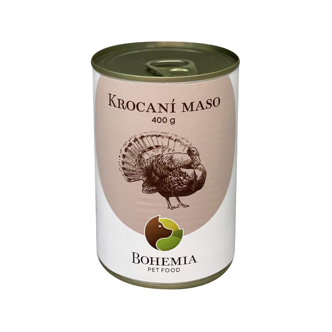 Konzervy pre psov - Morčacie mäso ✅ 400 g | Panakei.sk