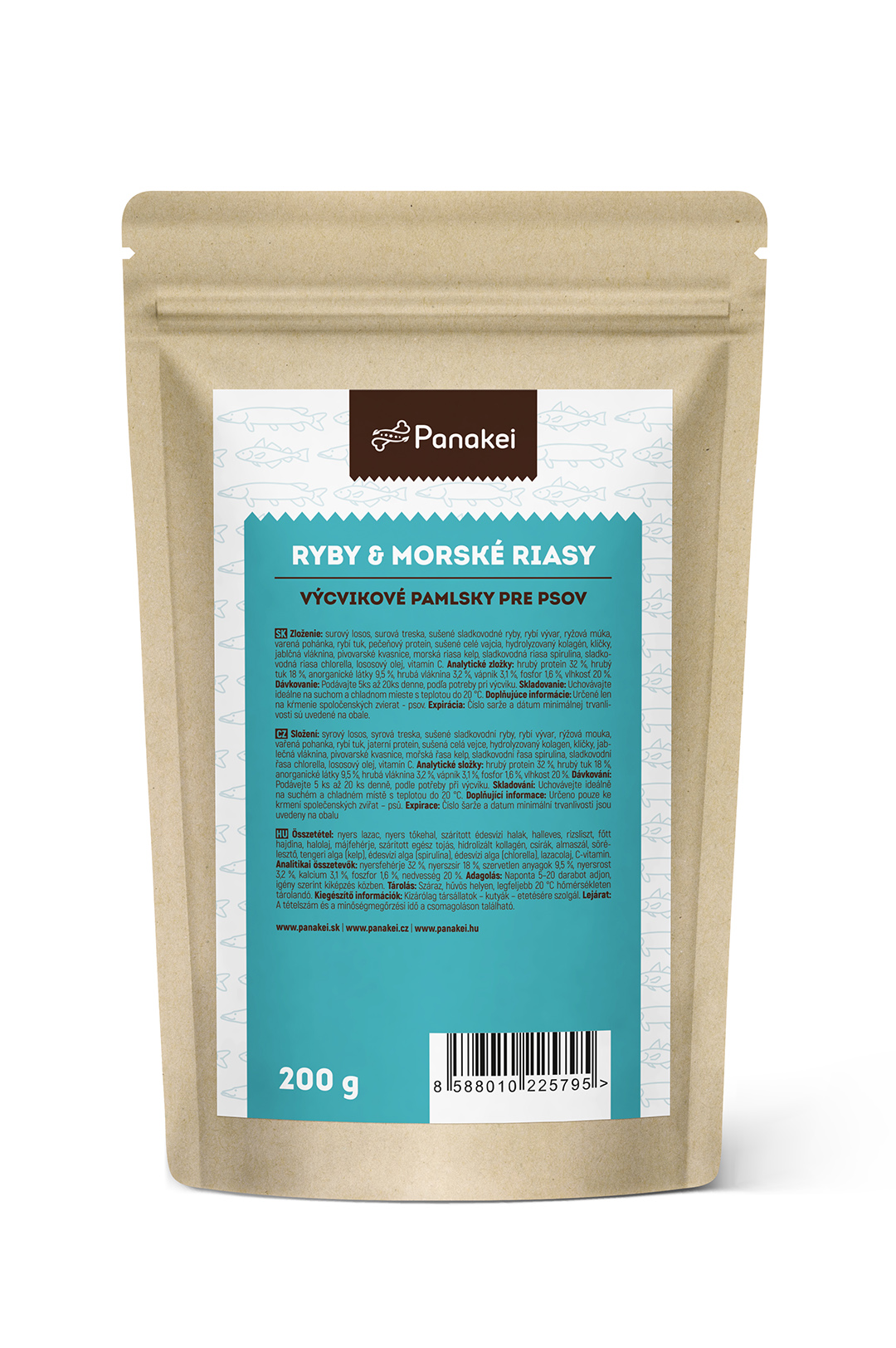 Výcvikové pamlsky pre psov - Ryby+Riasy ✅ 200 g | Panakei.sk