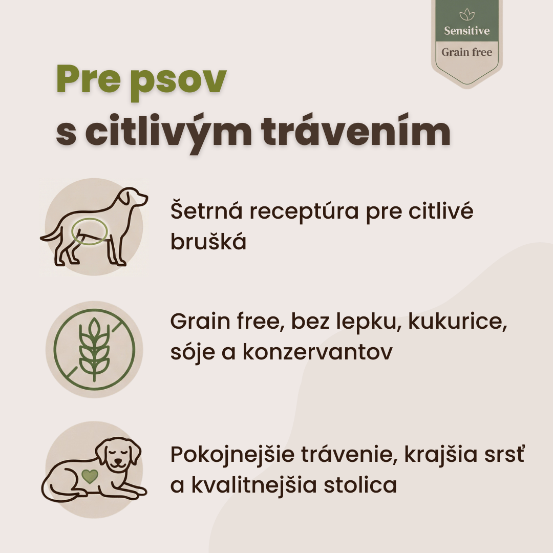 Hypoalergénne granule pre psov ✅ Srnec+Batáty 18kg (2x9kg)