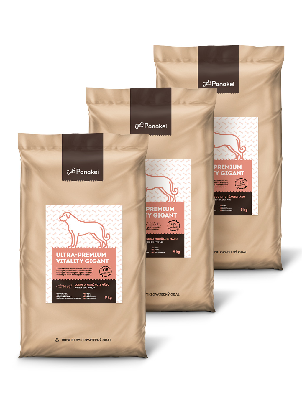 Granule pre psov (LIGHT) Príchuť: Losos+Batáty ✅ 27kg (3x9kg)