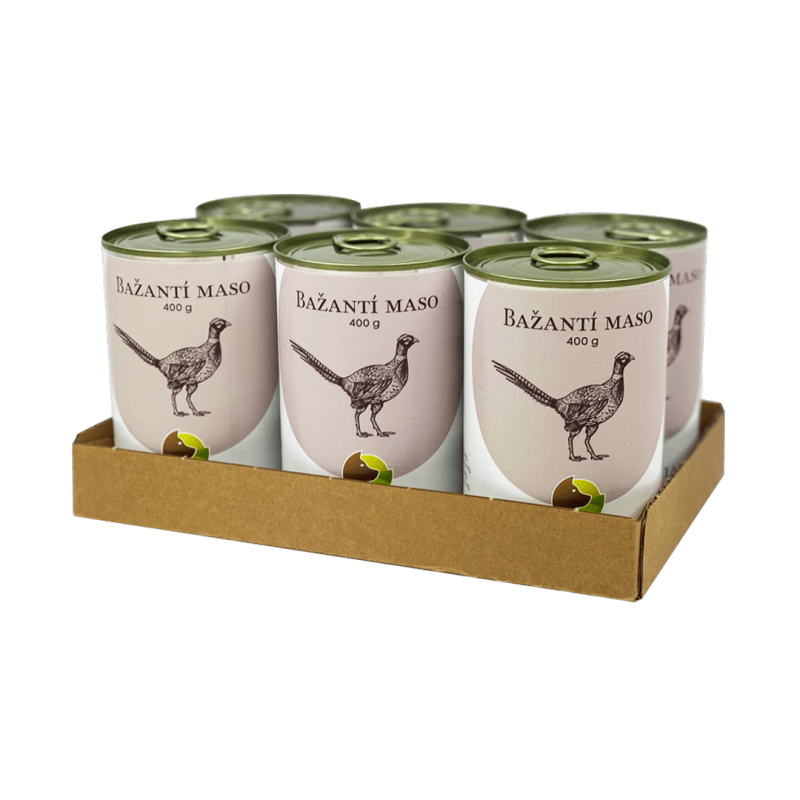 Konzervy pre psov - Bažant & Moriak ✅ 400 g | Panakei.sk