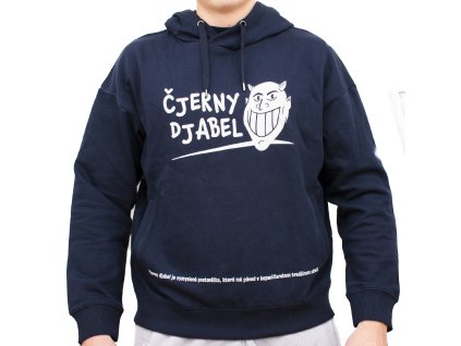 Mikina - černý ďábel UNISEX