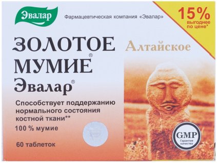 Zlaté mumio Altajské 60 tbl.