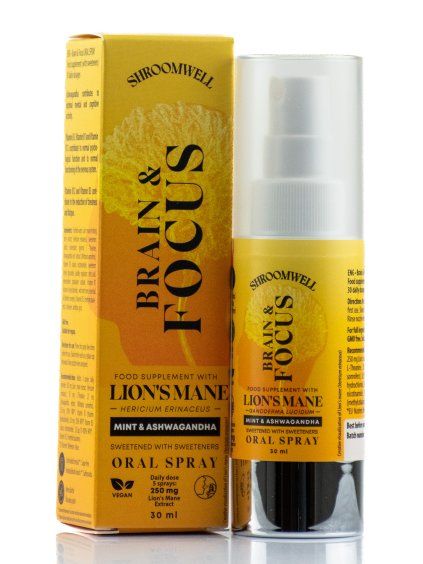 Ústní sprej - Mozek a soustředění