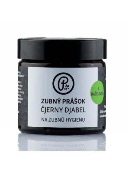 Zubní prášek - ČERNÝ ĎÁBEL s rašelinou 60 ml