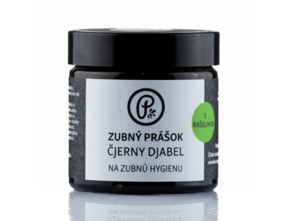 Zubní prášek - ČERNÝ ĎÁBEL s rašelinou 60 ml