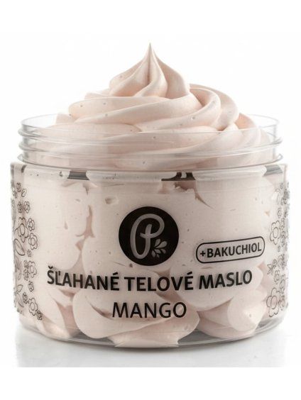 Šlehané tělové máslo - Mango 150 ml