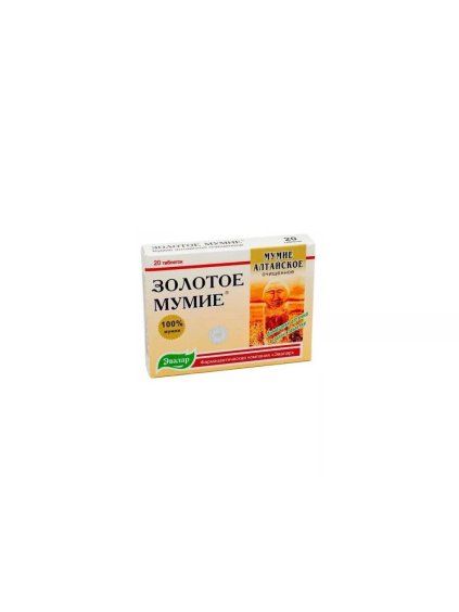 Zlaté mumio Altajské 20 tbl.