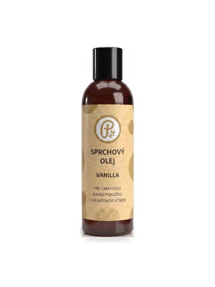 Sprchový olej Vanilla se sladkou vanilkovou vůní Panakeia