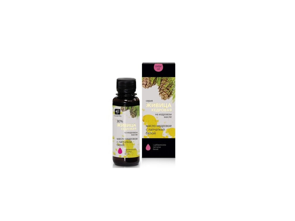Cedrový olej s cedrovou pryskyřicí 30 % a mochna bílá 100 ml