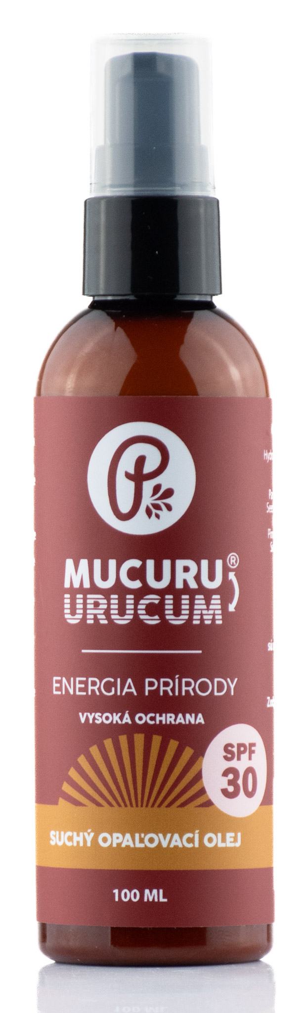 PANAKEIA MUCURU® - Suchý opalovací olej SPF 30 100ml