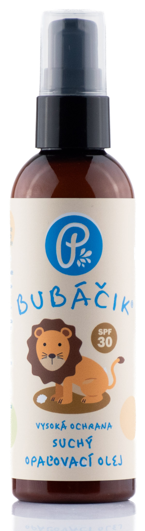 BUBÁČEK® - dětský suchý opalovací olej SPF 30 100 ml