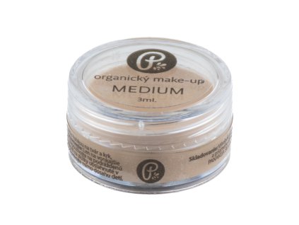 (Vzorka) Organický make-up s vitamínom C a Acmellou 3ml (Odtieň LIGHT)